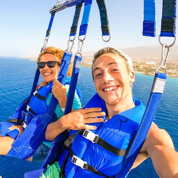 People Parasailing